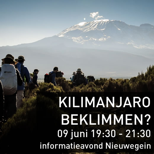 Extra informatiebijeenkomst Kilimanjaro (9 juni) 1
