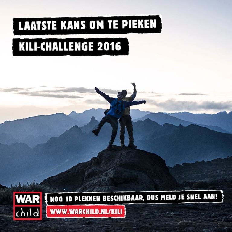 Laatste plaatsen Kili-challenge 2016 1