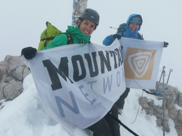 Mountain Network klimmers op de Zugspitze 1