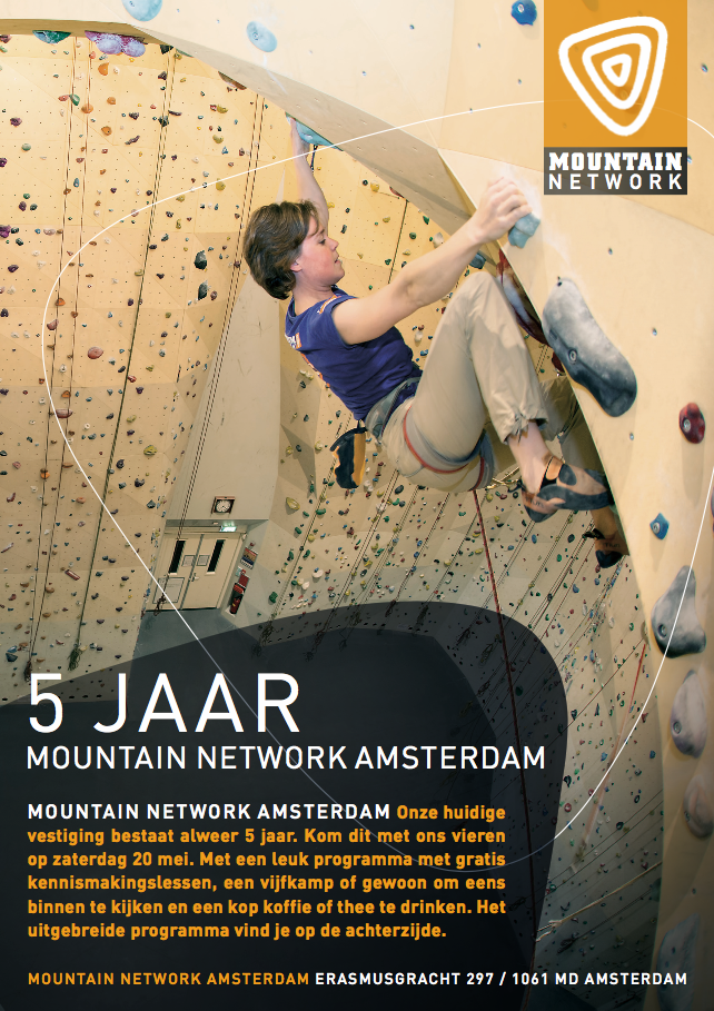 Mountain Network Amsterdam bestaat 5 jaar! 1