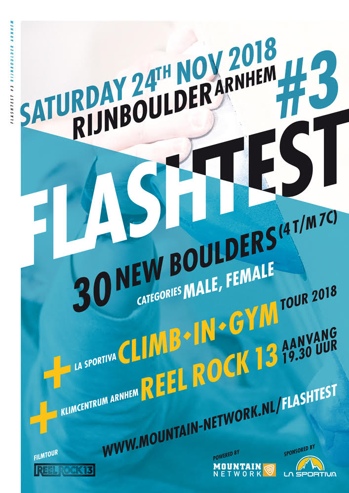 FLASHTEST #3 in RijnBoulder op 24 november 1
