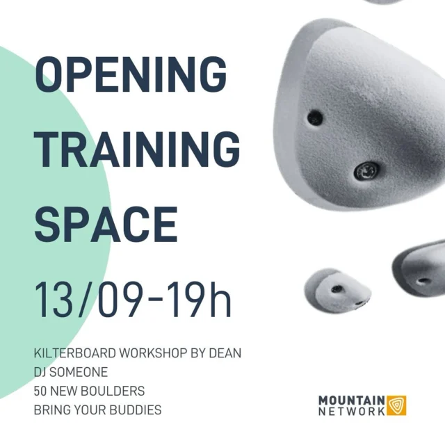 Mark your calendars! You’re all invited on Friday the 13th to come and celebrate the opening of our new training area 🥂 new to the Kilterboard? No worries, local climber and Kilterboard fanatic Dean guides you through the basics. DJ someone is playing tunes and we let you take care of the gezelligheid ☄️🫨💯 see you there?