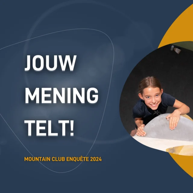 Afgelopen maandag hebben jullie allemaal een mailtje ontvangen met een linkje naar onze jaarlijkse Mountain Club Enquête. We zijn zeer benieuwd naar jullie mening over de trainingen en andere zaken. We zijn benieuwd wat er allemaal goed gaat en wat er nog beter kan! Je hebt tot 28 november de tijd om de enquête te invullen!🔥

@mountainnetworkarnhem @mountainnetworkamsterdam 
@mountainnetworkdordrecht 
@mountainnetworkheerenveen 
@mountainnetworknieuwegein 
@noardwand 
@rijnboulder