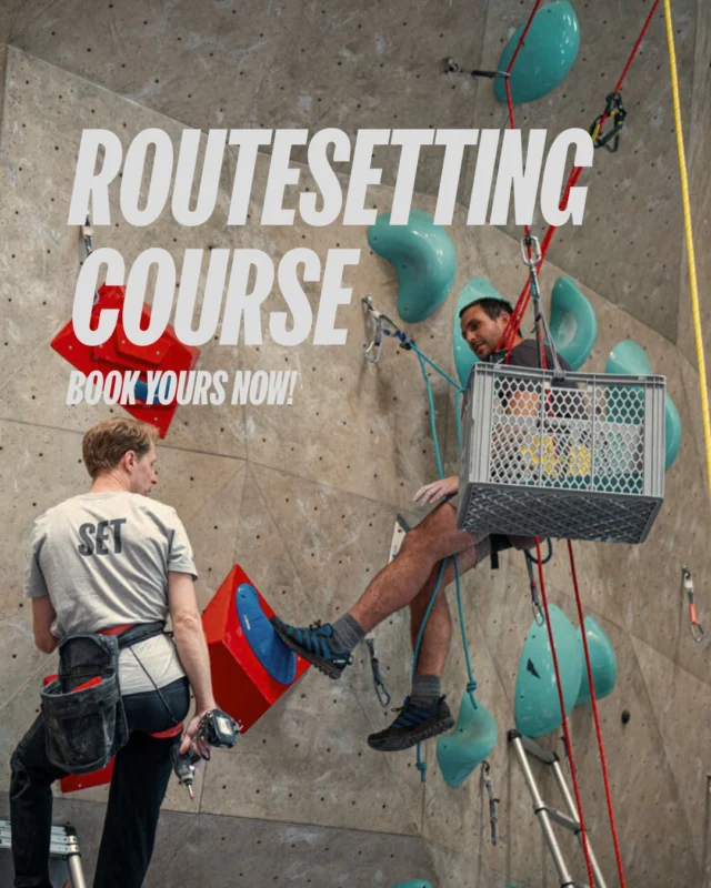 ROUTEBOUW CURSUS

Na de zomer host @setroutesetting een setting cursus bij ons in de hal voor beginners. Tijdens deze cursus, bestaande uit 3 workshops en een examen, ga je onder begeleiding van een ervaren nationale bouwer aan de slag met de basis van het vak. Je leert over materiaal, veiligheid, kwaliteit, comfort en teamwork. Wat maakt een goede boulder? Als je de cursus geheel afrond krijg je een RTB-2 boulder certificaat. Dit is het eerste niveau van de @_nkbv voor routebouwers, en is een mooie start om in dit prachtige werk te stappen.

Check de website van SET voor meer informatie over de cursus en aanmelden! Link in bio.